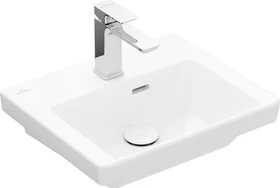 Villeroy & Boch Subway 3.0 Handwaschbecken 45x37x14.5mm, mit Überlauf, weiß alpin ceramicplus