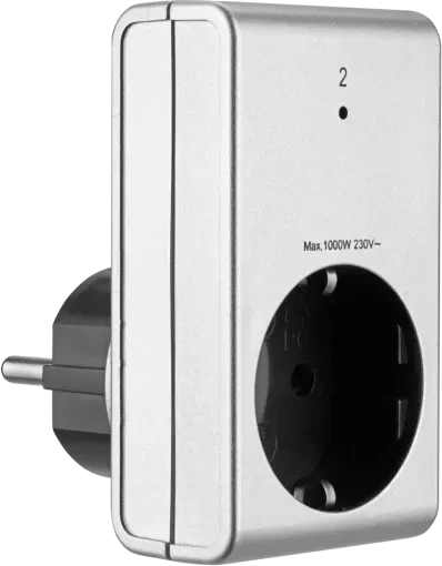 REV Funkschalt-Set 3+1 Standard mit Fernbedienung, 1000W, Typ F, Funksteckdose, 3er-Pack