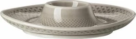 Rosenthal Junto Pearl Grey Eierbecher mit Ablage