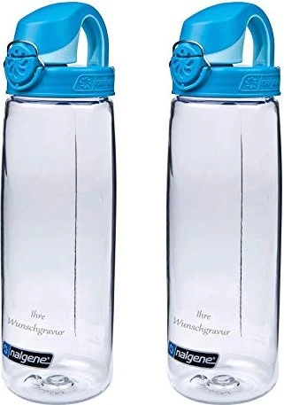 Nalgene On The Fly Trinkflasche 700ml clear/blue