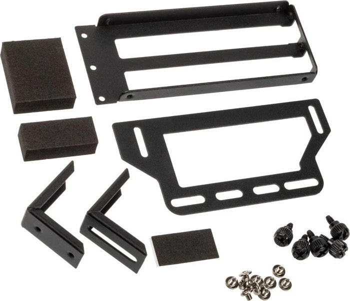 Akasa Riser Black Pro, Riser Card Cable, inkl. PCI-Slot Blende, gewinkelt, PCIe 3.0, 200mm
