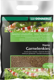 Dennerle Nano Garnelenkies Borneo, 2kg, braun