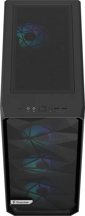 Fractal Design Meshify 2 Compact Lite RGB Black TG Light Tint, Glasfenster