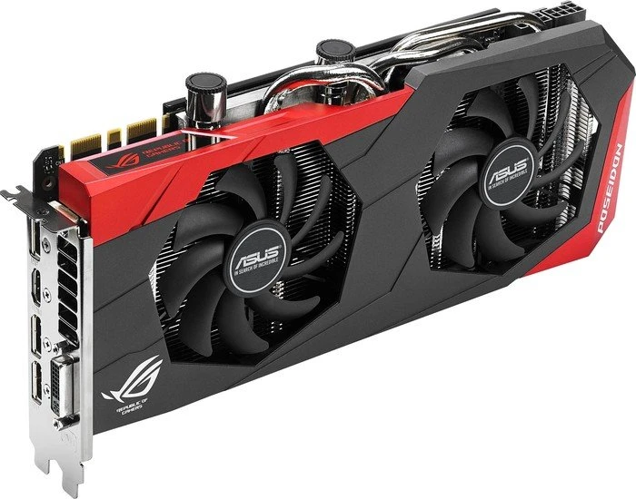 ASUS ROG Poseidon GeForce GTX 980 Ti Platinum, POSEIDON-GTX980TI-P-6GD5, 6GB GDDR5, DVI, HDMI, 3x DP
