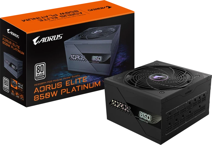 GIGABYTE AORUS Elite Platinum P850W 850W, ATX 3.1, Rev. 1.1