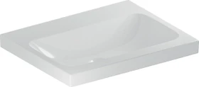 Geberit iCon Light Aufsatzwaschtisch 60cm, ohne Hahnloch, ohne Überlauf, weiß/KeraTect