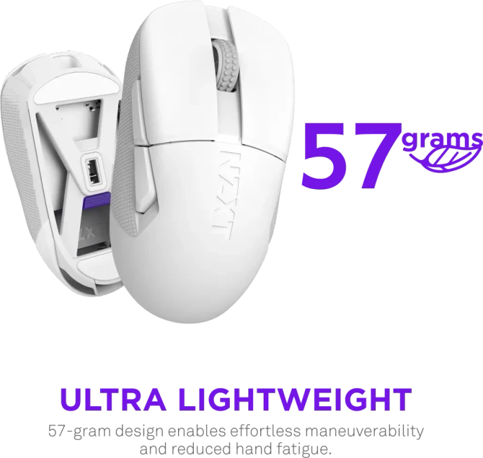 NZXT Lift Elite Wireless, 4K/8K Polling, matt weiß, USB