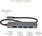 StarTech USB-C Multiport-Adapter grau, USB-C 3.0 [Stecker] Vorschaubild