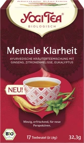 Yogi Tea Mentale Klarheit Tee Beutel, 17 Stück