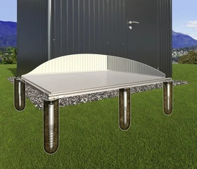 Biohort SmartBase Plus 334x334cm für Gerätehaus Neo 4D