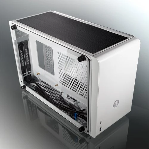Raijintek Ophion, weiß, Glasfenster, Mini-ITX