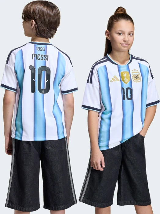 adidas FIFA WM 2026 Argentinien Messi Heimtrikot kurzarm (Junior)