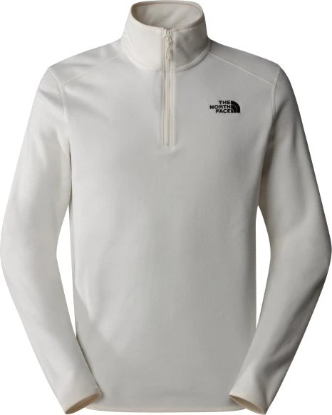 The North Face 100 Glacier Fleece 1/4 Zip Funktionsshirt langarm white dune (Herren)