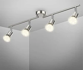 B.K.Licht BKL1024 Spot 4-flammig nickel matt