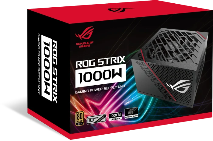 ASUS ROG Strix, ROG STRIX 1000W Gold (16-pin cable), 1000W, ATX 2.4