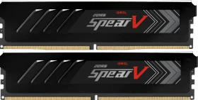 GeIL Spear V AMD Edition schwarz UDIMM 32GB Kit, DDR5-6000, CL36-48-48-96, 2RX8