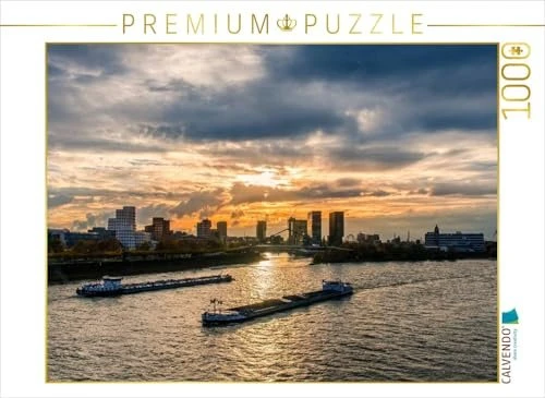 Calvendo Blick von der Rheinkniebrücke auf den Medienhafen