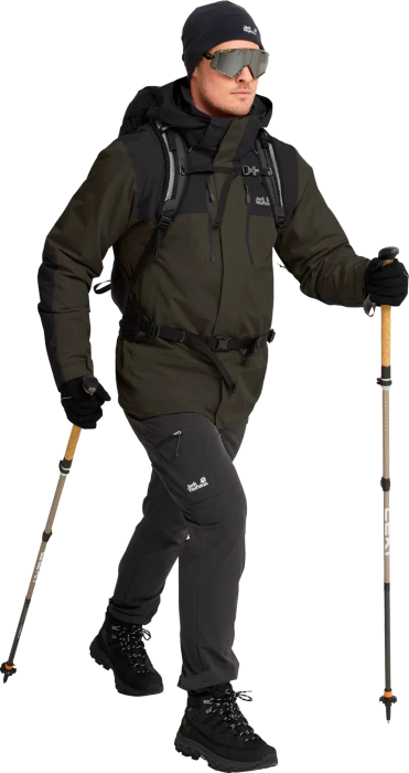 Jack Wolfskin Jasper Pro 3in1 Funktionsjacke obsidian moss (Herren)