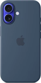 Apple Silikon Case mit MagSafe für iPhone 16 Denim