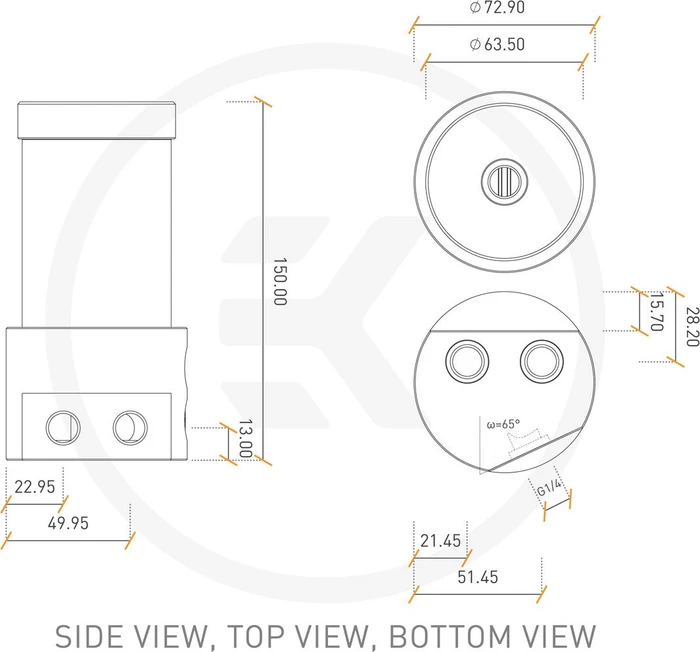 EK Water Blocks EK-RES X3 150 D-RGB