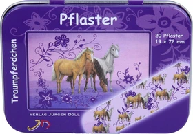 Axisis Kinderpflaster Dose Traumpferdchen,    20 Stück