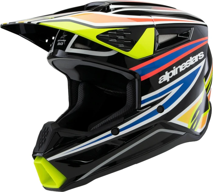 Alpinestars S-M3 Jugendliche Wurx schwarz/gelb/blau