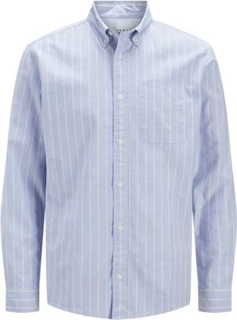 Jack & Jones Slim Fit Hemd langarm coronet blue (Herren)
