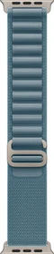 Apple Alpine Loop Medium für Apple Watch Ultra (49mm) hellblau/titan natur