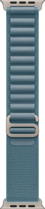 Apple Alpine Loop Medium für Apple Watch Ultra (49mm) hellblau/titan natur