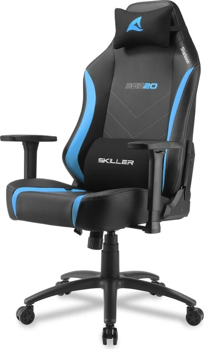 Sharkoon Skiller SGS20 PU Gamingstuhl, schwarz/blau