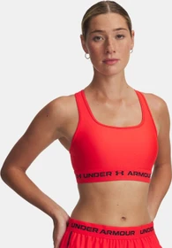 Under Armour Armour Mid Crossback Sport-BH fuchsia dusk/dark maroon (Damen)