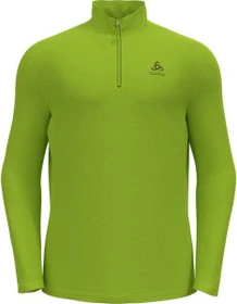 Odlo Berra Mid Layer Half Zip Funktionsshirt langarm lime green (Herren)