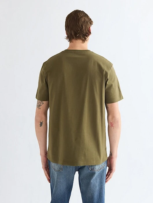 Wrangler Sign Off T-Shirt kurzarm olive night (Herren)