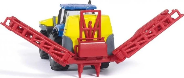 SIKU Farmer New Holland Kverneland mit Pflanzenschutzs