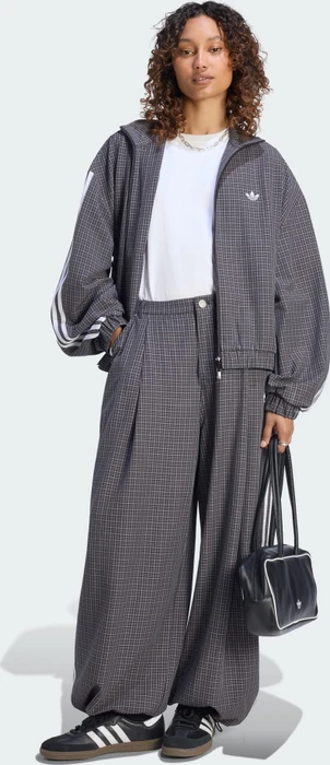 adidas Checks Hose lang black/grey three/utility black (Damen)