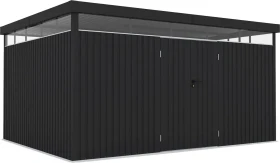Juskys Luzern Metall Gerätehaus 396x294cm grau