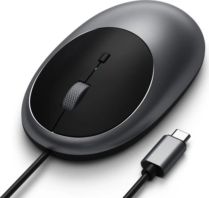 Satechi C1 USB-C Wired Mouse Space Gray, USB-C