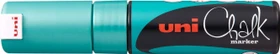 Uni-Ball ChalkGlass Marker Chisel Tip PWE-8K grün metallic