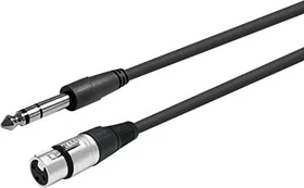 VivoLink XLR F to Stereo Jack 6.35mm 6.0m