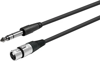 VivoLink XLR F to Stereo Jack 6.35mm 6.0m