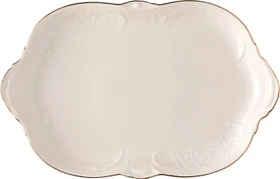 Rosenthal Sanssouci Elfenbein Gold Platte 33.5x21.5cm