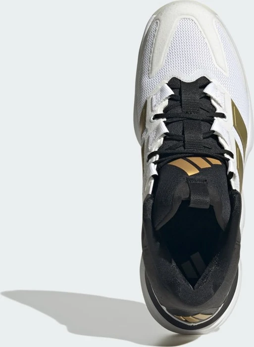 adidas Court Stabil cloud white/gold metallic/core black (Herren)