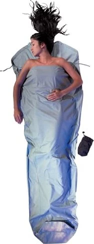 Cocoon MummyLine Baumwolle Hüttenschlafsack cactus blue