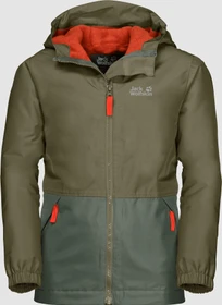 Jack Wolfskin Snowy Days Funktionsjacke burnt olive (Junior)
