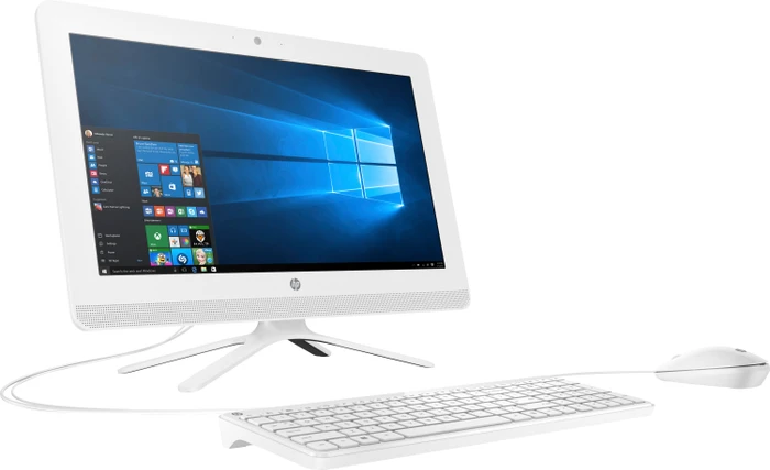 HP All-in-One 20-c450ng, weiß, Celeron J4005, 4GB RAM, 1TB HDD