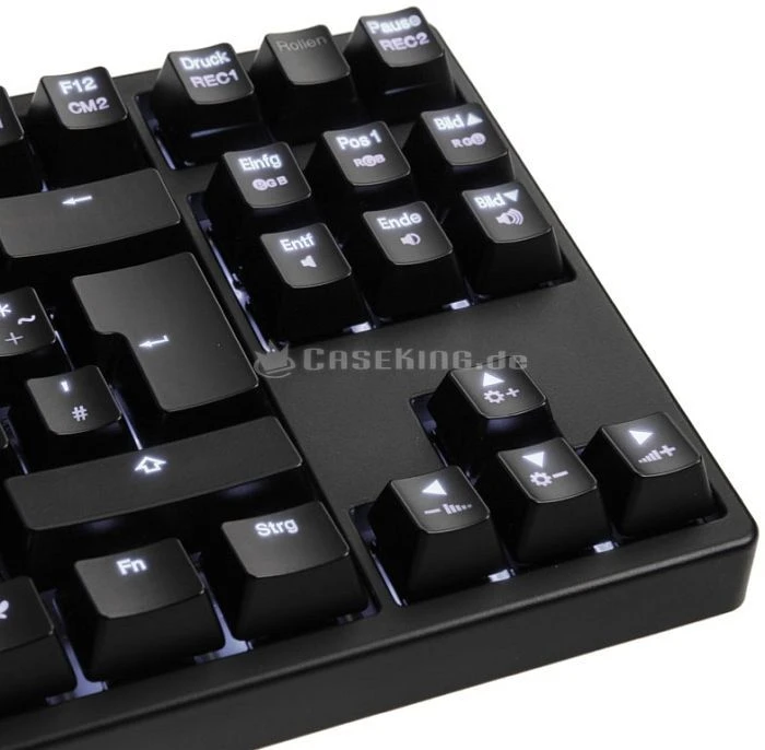 Ducky Shine 3 Slim [TKL], LEDs weiß, MX BROWN, USB, DE