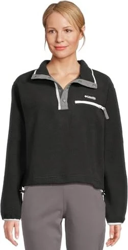 Columbia Helvetia II Cropped Sherpa Half Snap Fleece Pullover (Damen)