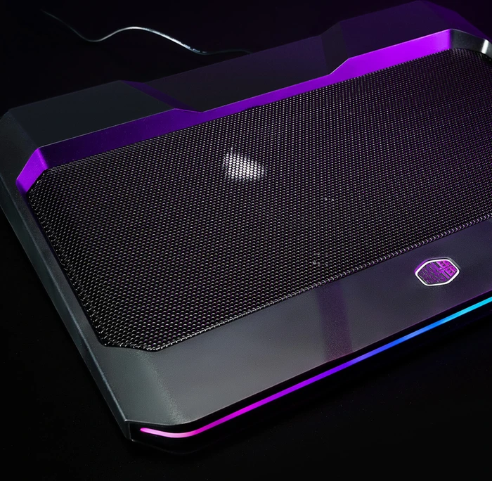 Cooler Master Notepal X150 Spectrum, Notebook-Stand/Notebook-Kühler bis 17"