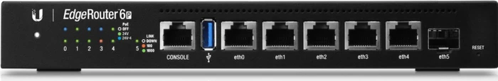 Ubiquiti EdgeRouter 6P Gigabit Router, 5x RJ-45, 1x SFP, passiv PoE