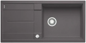 Blanco Metra XL 6 S Einbau Becken reversibel mit Ablauffernbedienung felsgrau
